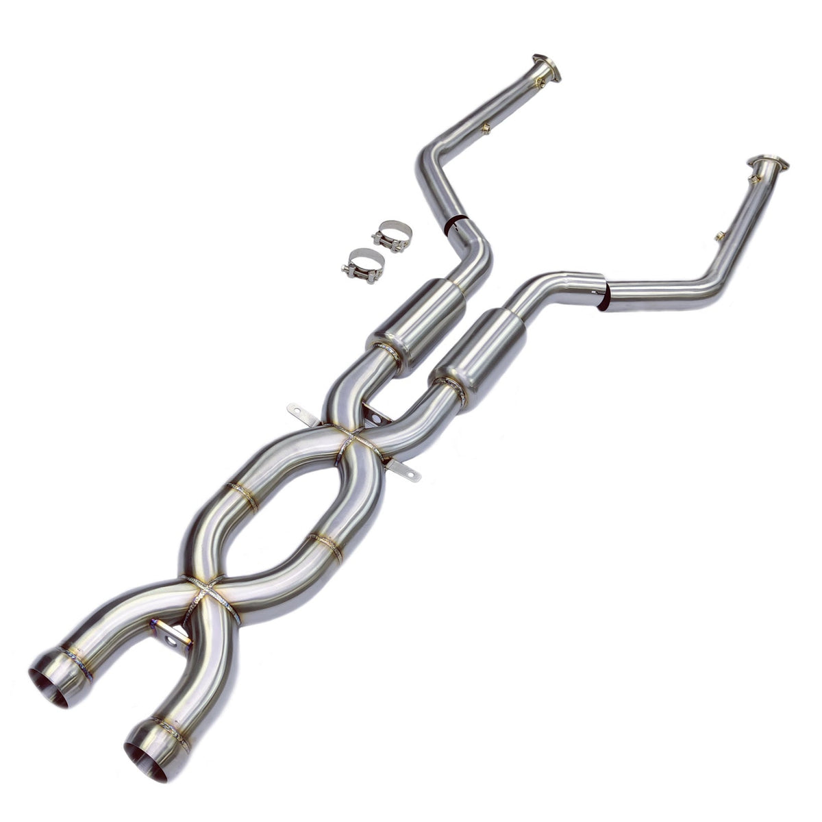IRL E9x Double X Pipe