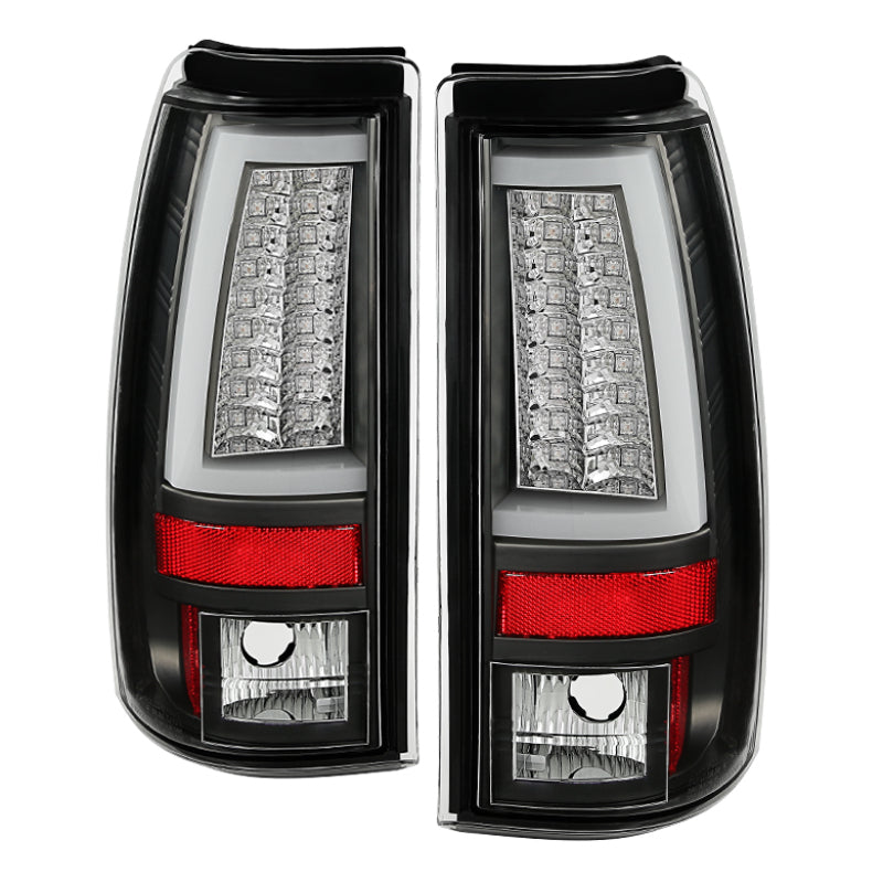 Spyder Chevy Silverado 1500/2500 99-02 Version 2 LED Tail Lights - Black ALT-YD-CS99V2-LED-BK 5081865
