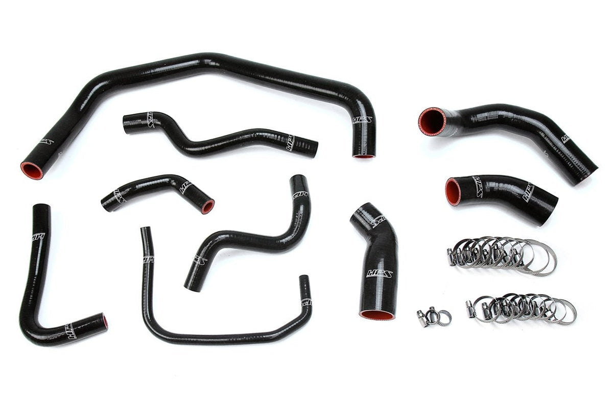 HPS Performance HPS Reinforced Silicone Radiator Hose Kit Coolant Ford 03-04 Mustang SVT Cobra Terminator 4.6L V8 Supercharged