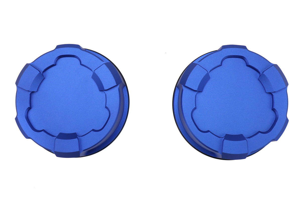 OLM Upper Suspension Mount Cover - Blue - 2015-2021 Subaru WRX / STI