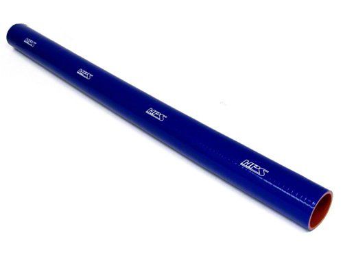 HPS 1-3/4" ID, 3 Feet Length, Silicone Straight Coupler Coolant Tube Hose, High Temp 4-ply Reinforced, Blue, 45mm ID