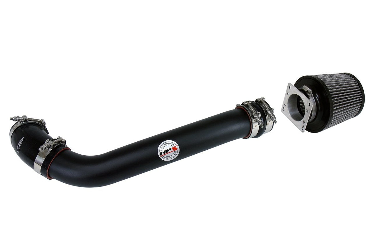 HPS Shortram Air Intake Kit 1989-1995 Toyota Pickup 22RE 2.4L, Black