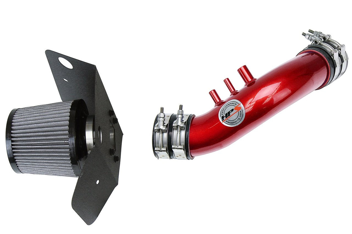HPS Shortram Air Intake Kit 1989-1995 Toyota Pickup 3.0L V6, Includes Heat Shield, Red