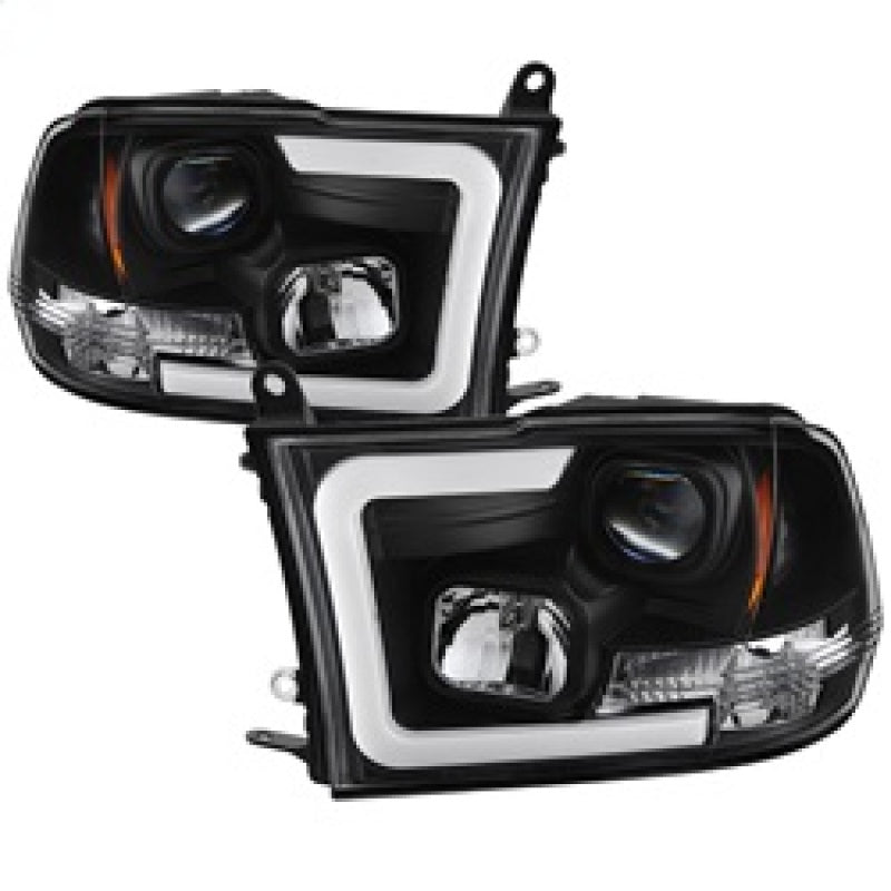Spyder 09-16 Dodge Ram 1500 Version 2 Headlights Light Bar DRL Black PRO-YD-DR09V2-LBDRL-BK 5084811