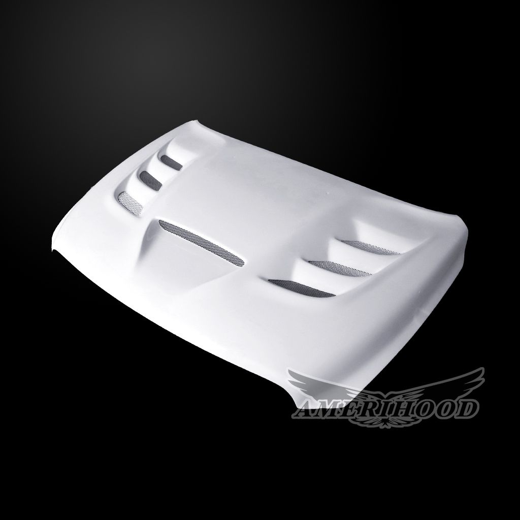 AmeriHood - Dodge RAM 1500 Model 2009-2018 VIP Style Functional Heat Extraction Hood