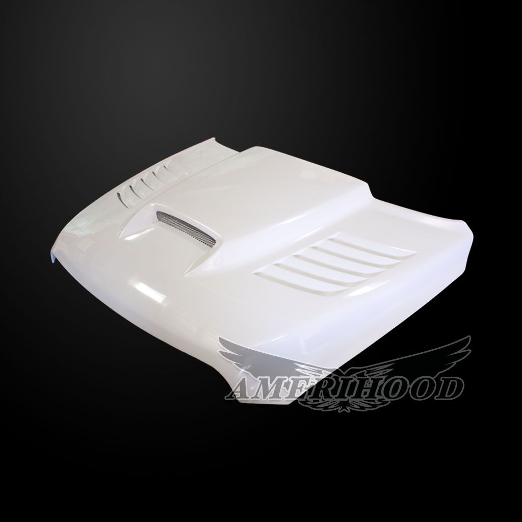 AmeriHood - Dodge RAM 2500 Model 2010-2018 SSK Style Functional Heat Extraction Hood