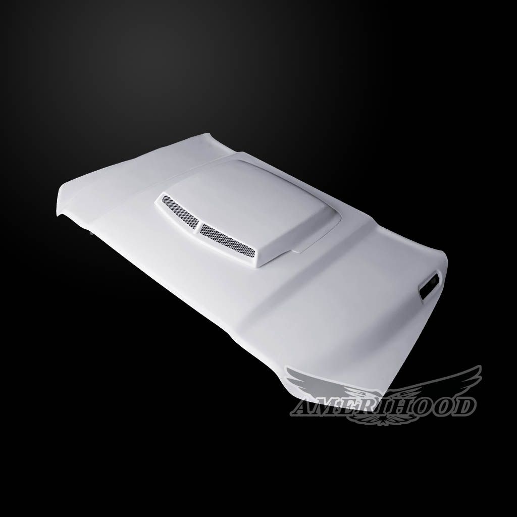 AmeriHood - Dodge Ram 2500 2019-2025 TA Style Functional Heat Extractor Ram Air Hood (Vehicle Registration Card Required)