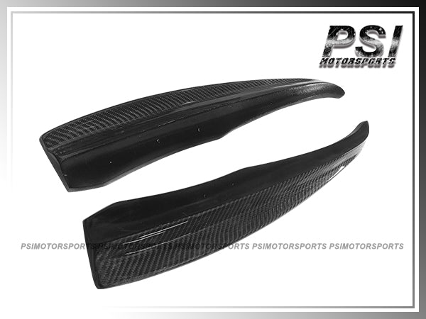 For 2004-2010 BMW E60 5-Series with M-Sport Package Only - DP Style Carbon Fiber Rear Add-on Splitter Lips