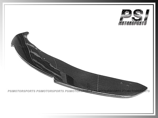 For 2005-2013 BMW E90 E92 E93 3-Series Only - Universal Carbon Fiber Front Flat Lip