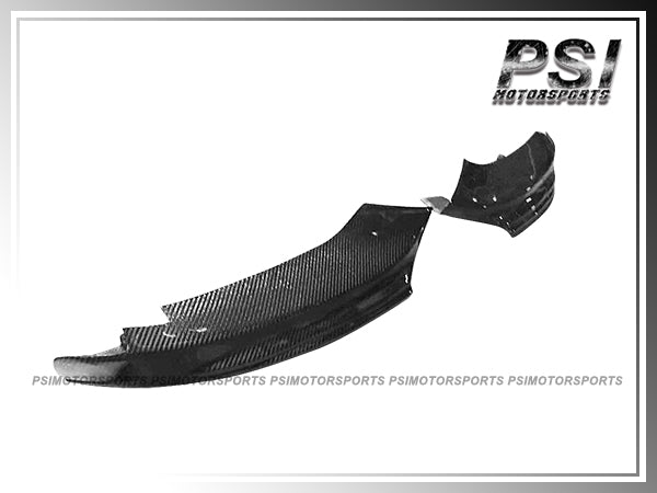 For 2014-2019 BMW F32 F33 F36 4-Series with M-Sport Package Only - P Style Carbon Fiber Front Splitter Lips
