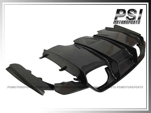 For 2014-2020 BMW F80 M3 & F82 M4 Only - PSM Style Carbon Fiber Rear Diffuser