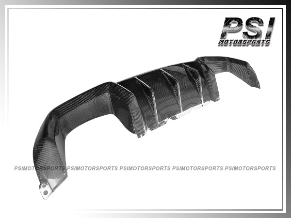 For 2016-2021 BMW F87 M2 Only - Performance Style Carbon Fiber Rear Diffuser