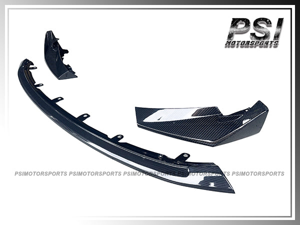 For 2020-2025 BMW G80 M3 / G82 M4 Only - CS Style Carbon Fiber Front Lip (3pcs)