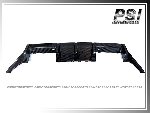 For 2023-2024 BMW G87 M2 Only - M Performance Style Carbon Fiber Rear Diffuser