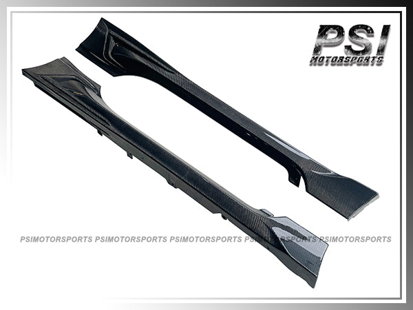 For 2022-2026 Toyota GR86 Only - TR Style Carbon Fiber Side Skirt Lips