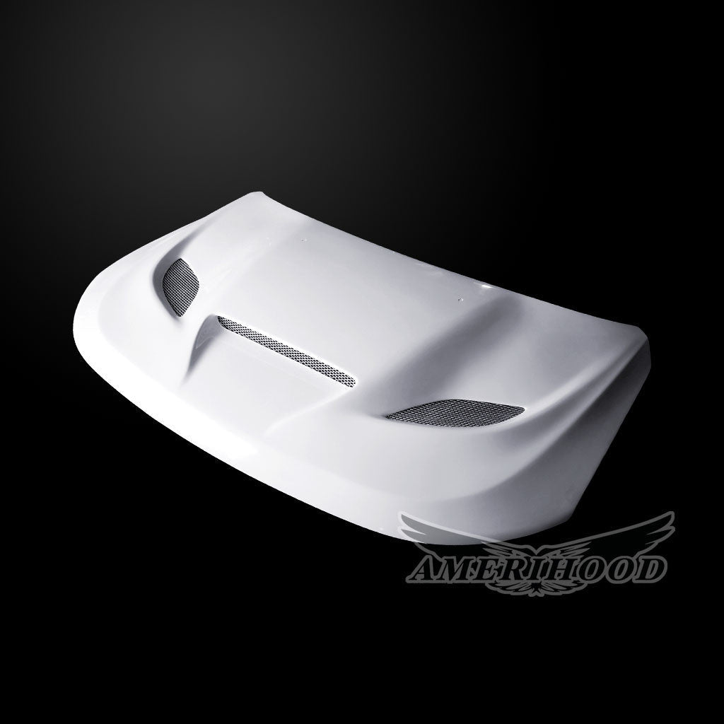 AmeriHood - Jeep Compass Model 2018-2025 HC Style Functional Heat Extraction Hood