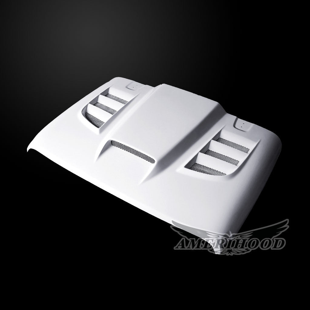 AmeriHood - Jeep Gladiator W/O Mojave Model 2020-2025 SSK Style Functional Heat Extraction Hood