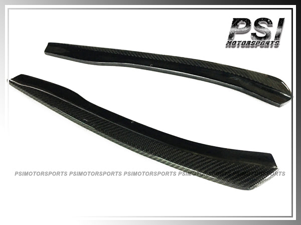 For 2006-2010 BMW E63 M6 Only - DP Style Carbon Fiber Rear Splitter Lips