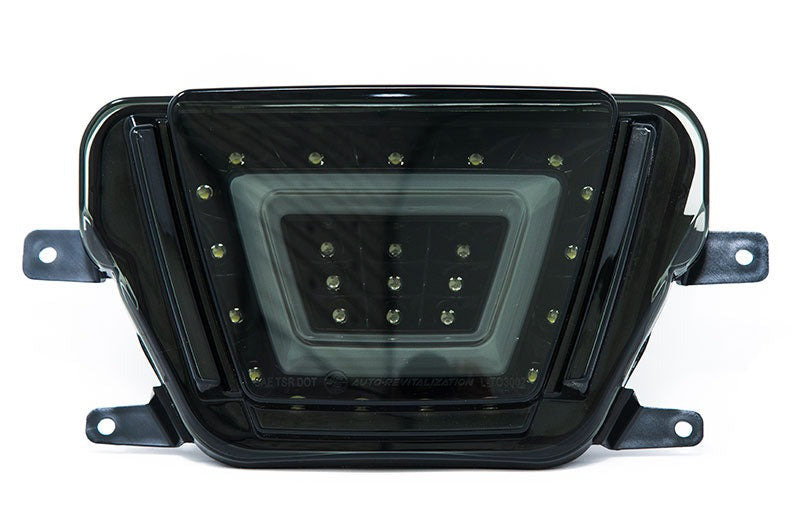 OLM V2 F1 Style Multifunction 4th Brake Light (Smoke Lens, Black Base, White Bar) - 2020+ Supra