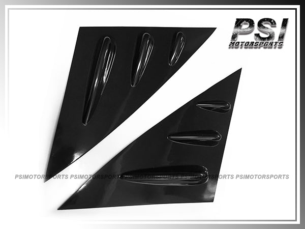 For 2014-2018 Porsche Macan Base & S Only - DP Style Unpainted ABS Front Side Window Louvers
