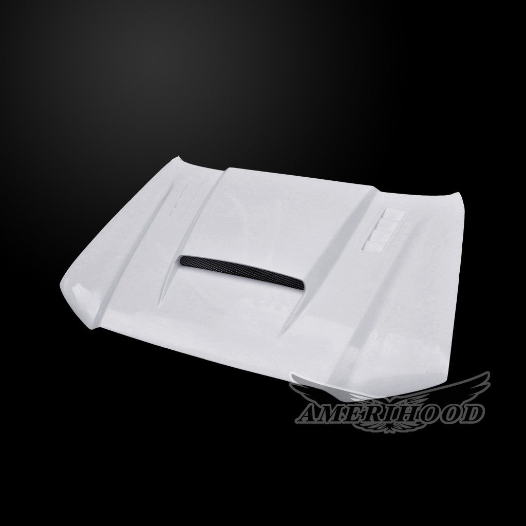 AmeriHood - Toyota Tacoma Model 2012-2015 SMS Style Functional Heat Extraction Hood