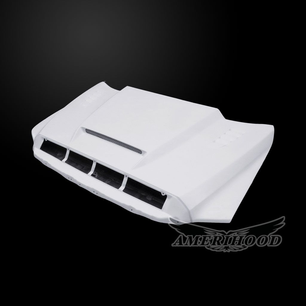 AmeriHood - Toyota Tundra 2014-2021 SSK Style Functional Heat Extractor Ram Air Hood