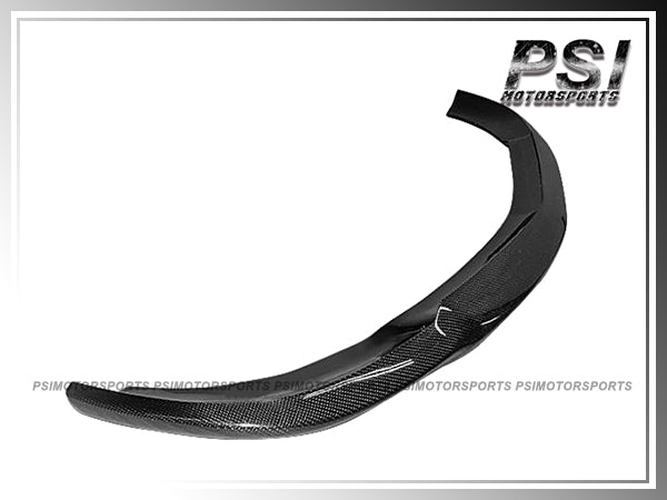 For 2012-2014 Mercedes-Benz W204 C204 C-Class with AMG Sport Package Only - CS Style Carbon Fiber Front Add-on Lip