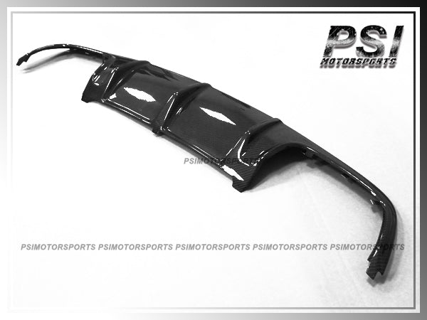 For 2008-2011 Mercedes-Benz W204 C-Class with AMG Sport Package and C63 Only - AMG Style Carbon Fiber Rear Diffuser