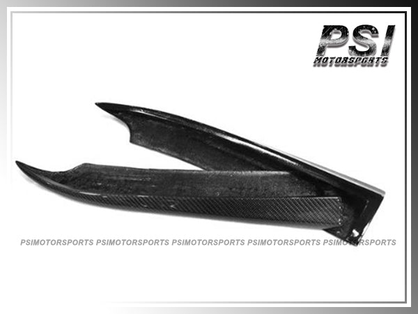 For 2008-2011 Mercedes-Benz W204 C204 C-Class with AMG Sport Package Only - DP Style Carbon Fiber Rear Splitter Lips