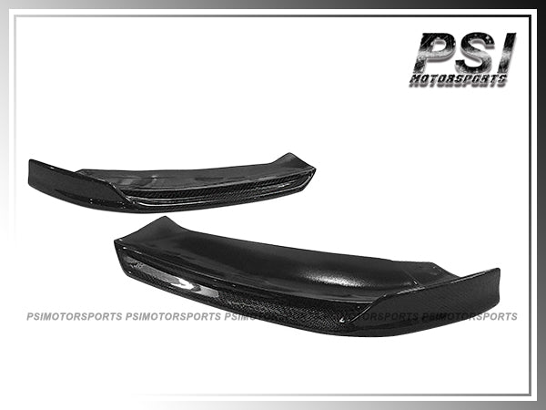 For 2015-2018 Mercedes-Benz W205 C-Class w/ AMG Sport Package Only - Carbon Fiber Front Splitter Lips