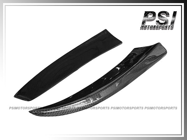 For 2015-2021 Mercedes-Benz W205 C63 Sedan Only - Carbon Fiber Rear Splitter Lips