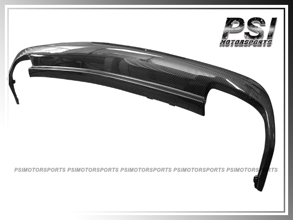 For 2010-2013 Mercedes-Benz C207 E-Class with AMG Sport Package Only - AMG Style Carbon Fiber Rear Diffuser