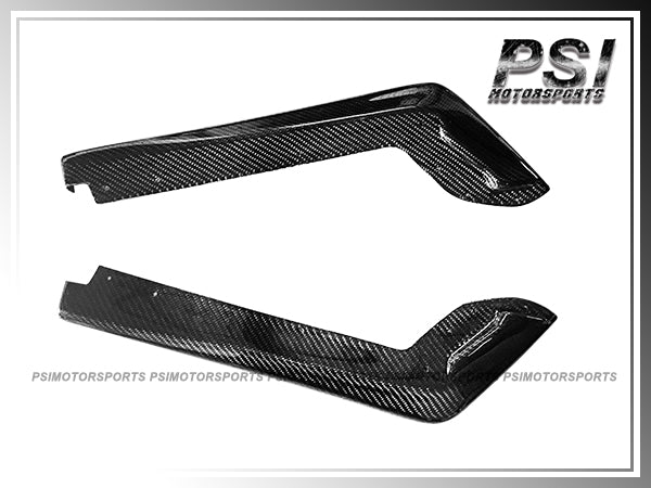 For 2015-2021 Subaru WRX / STI Only - HT Style Carbon Fiber Rear Add-on Splitter Lips