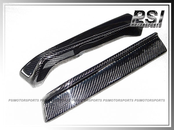 For 2015-2021 Subaru WRX / STI Only - STI Style Carbon Fiber Rear Add-on Splitter Lips