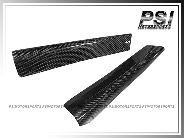 For 2015-2021 Subaru WRX / STI Only - VR Style Carbon Fiber Rear Add-on Splitter Lips