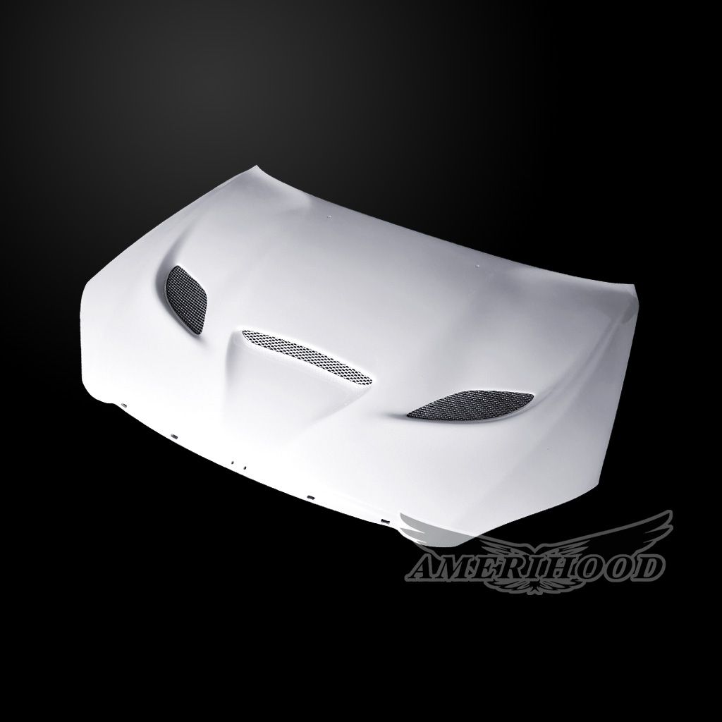 AmeriHood - Chrysler 200 2011-2014 Type-HC Style Functional Heat Extractor Ram Air Hood