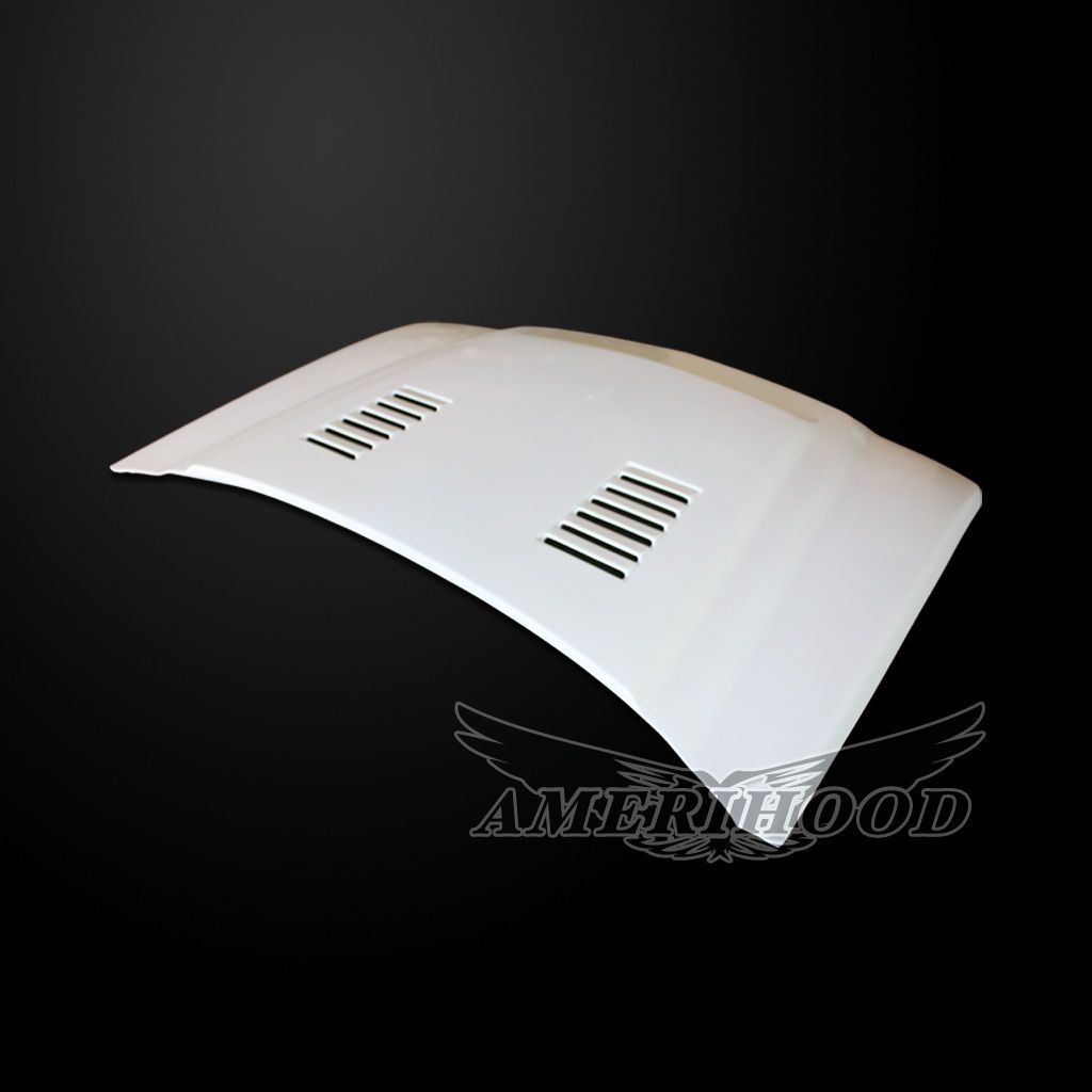 AmeriHood - Chevrolet Silverado 2500 2003-2005 Type-E Style Functional Heat Extractor Ram Air Hood