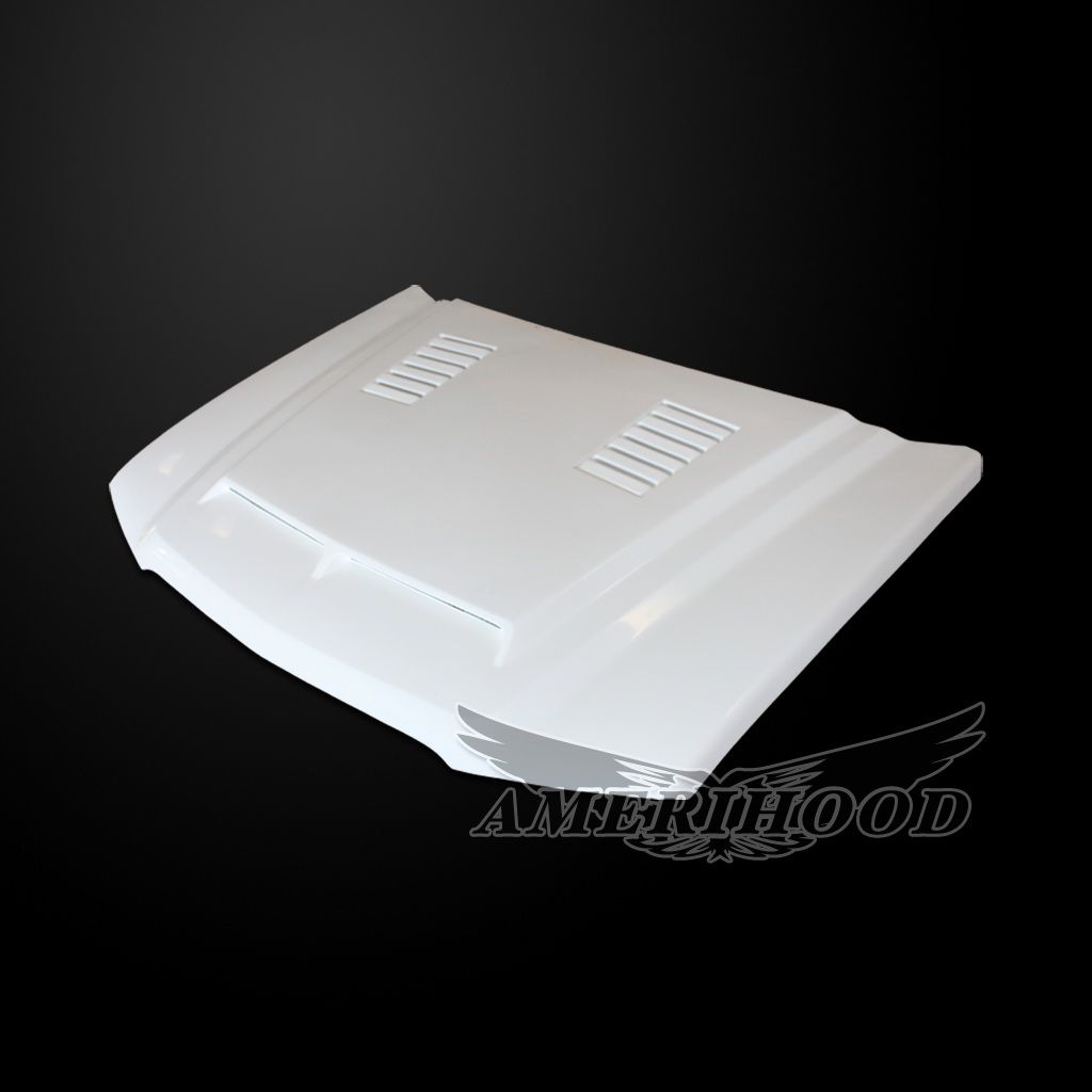 AmeriHood - Chevrolet Avalanche 2003-2006 WBH Type-E Style Functional Heat Extractor Ram Air Hood