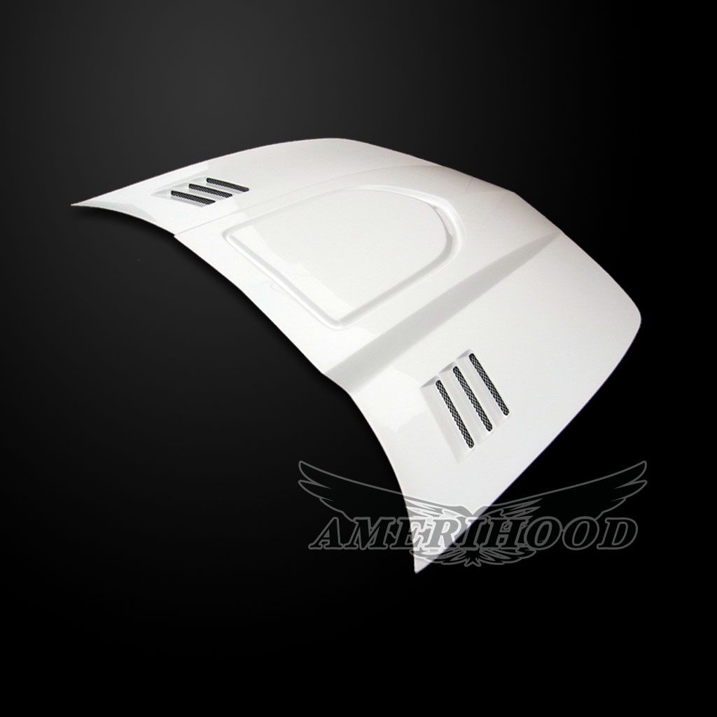 AmeriHood - Chevrolet Camaro LS/LT 2014-2015 V6 Only Type-TR Style Functional Heat Extractor Ram Air Hood