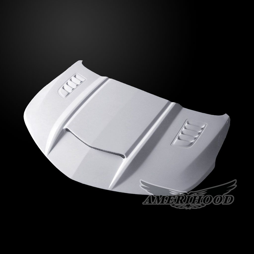 AmeriHood - Chevrolet Cruze 2016-2019 Type-SMS Style Functional Heat Extractor Ram Air Hood