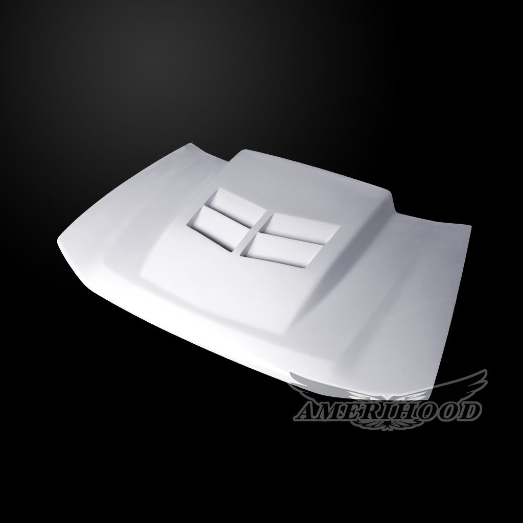 AmeriHood - Chevrolet Trailblazer 2002-2009 Type-CWL Style Functional Heat Extractor Hood