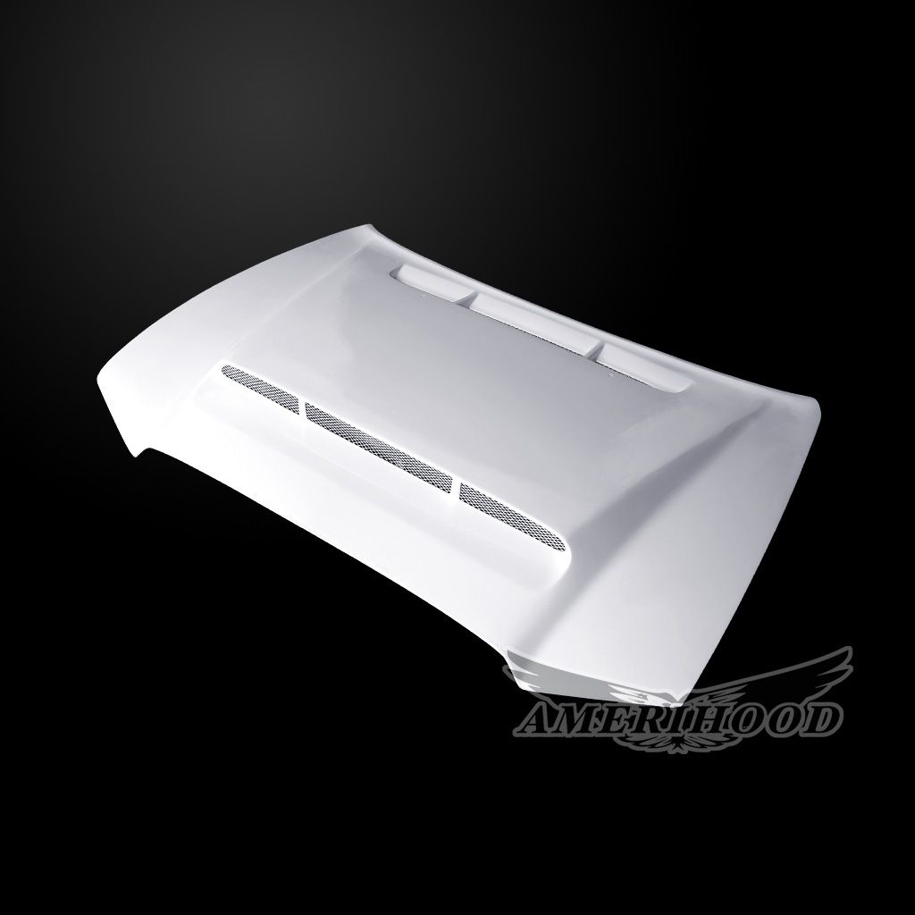 AmeriHood - Dodge Charger 2011-2014 Type-DEM Style Functional Heat Extraction Ram Air Hood