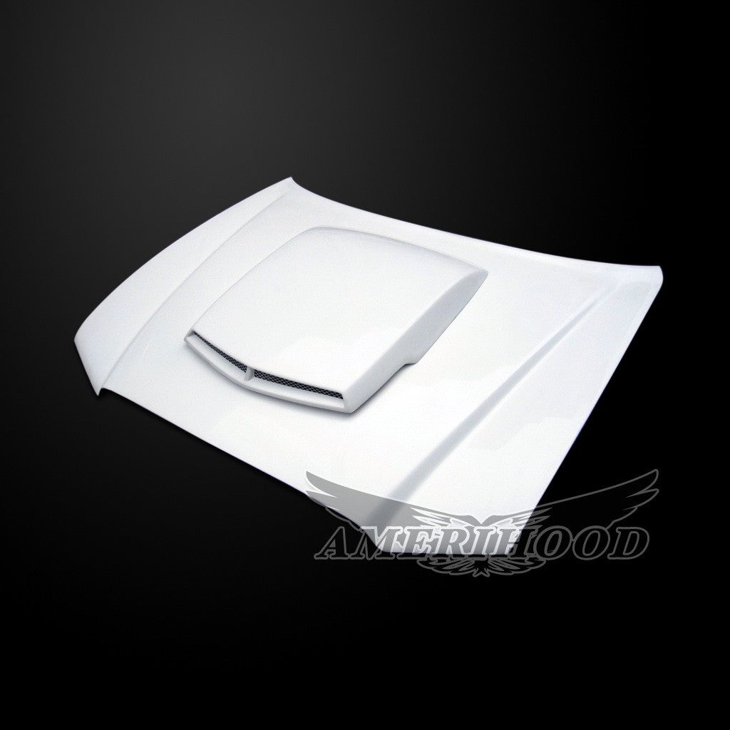 AmeriHood - Dodge Charger Model 2011-2014 TA Style Functional Heat Extraction Hood