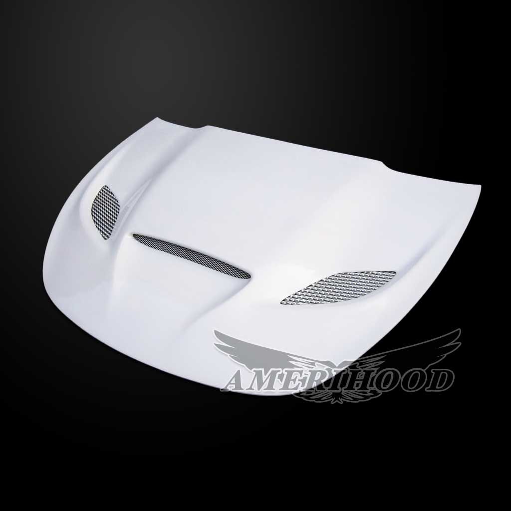 AmeriHood - Dodge Dart 2013-2016 Type-HC Style Functional Ram Heat Extractor Air Hood