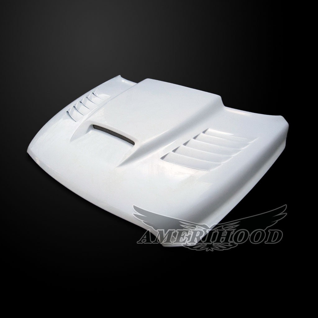 AmeriHood - Dodge RAM 1500 Model 2009-2018 SSK Style Functional Heat Extraction Hood