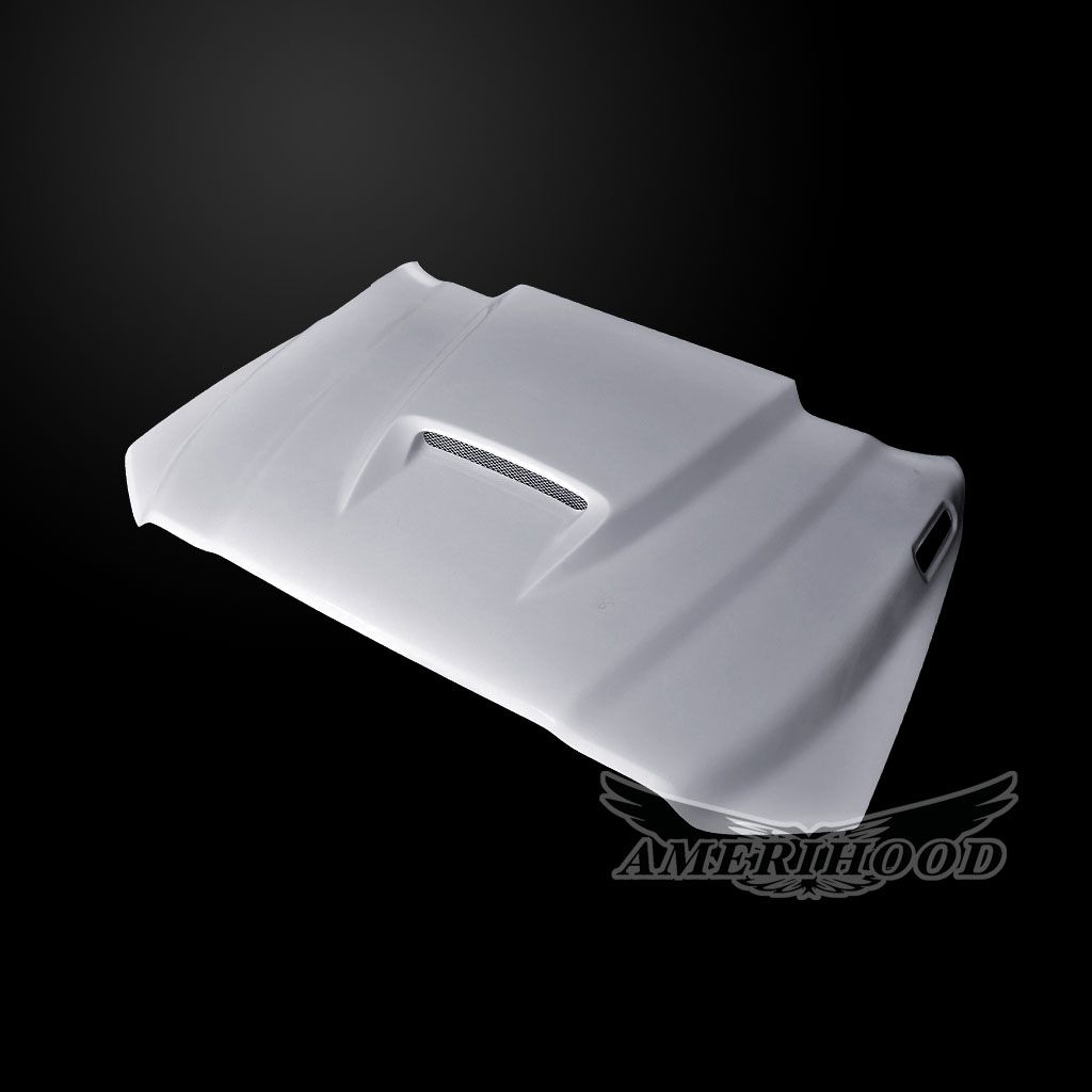 AmeriHood - Dodge Ram 3500 2019-2025 SRT Style Functional Heat Extractor Ram Air Hood (Vehicle Registration Card Required)