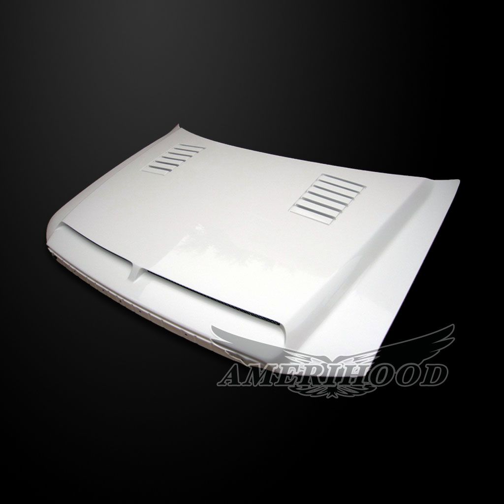 AmeriHood - Ford F-150 2004-2008 Type-E Style Functional Heat Extractor Ram Air Hood