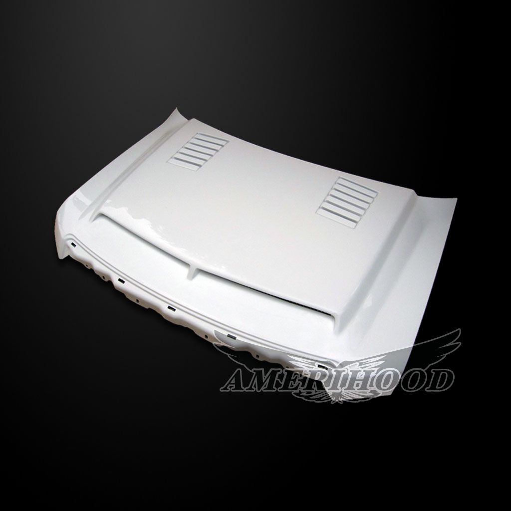 AmeriHood - Ford F-150 2009-2014 Type-E Style Functional Heat Extractor Ram Air Hood