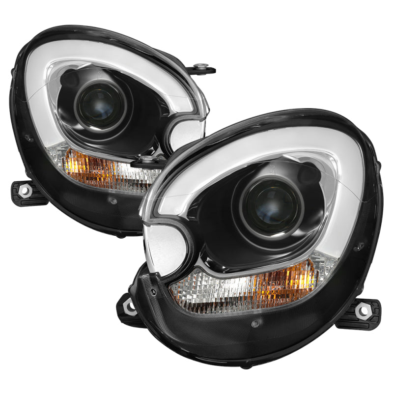Spyder Mini Cooper Countryman 11-15 Headlights - Halogen Model Only - Black PRO-YD-MCO11-DRL-BK 5083449