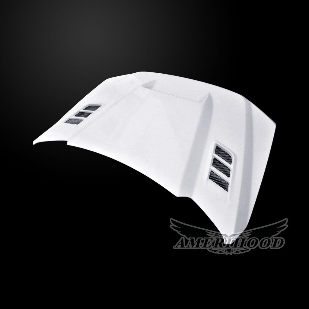AmeriHood - Ford F-350 2017-2022 Type-SSK Style Functional Heat Extraction Ram Air Hood